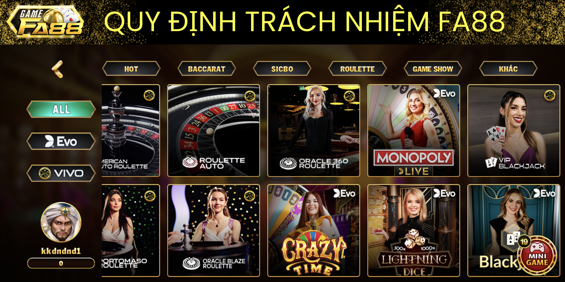 Miễn Trừ Trách Nhiệm FA88 - An Toàn Cho Bạn - An Toàn Cho Chúng Tôi