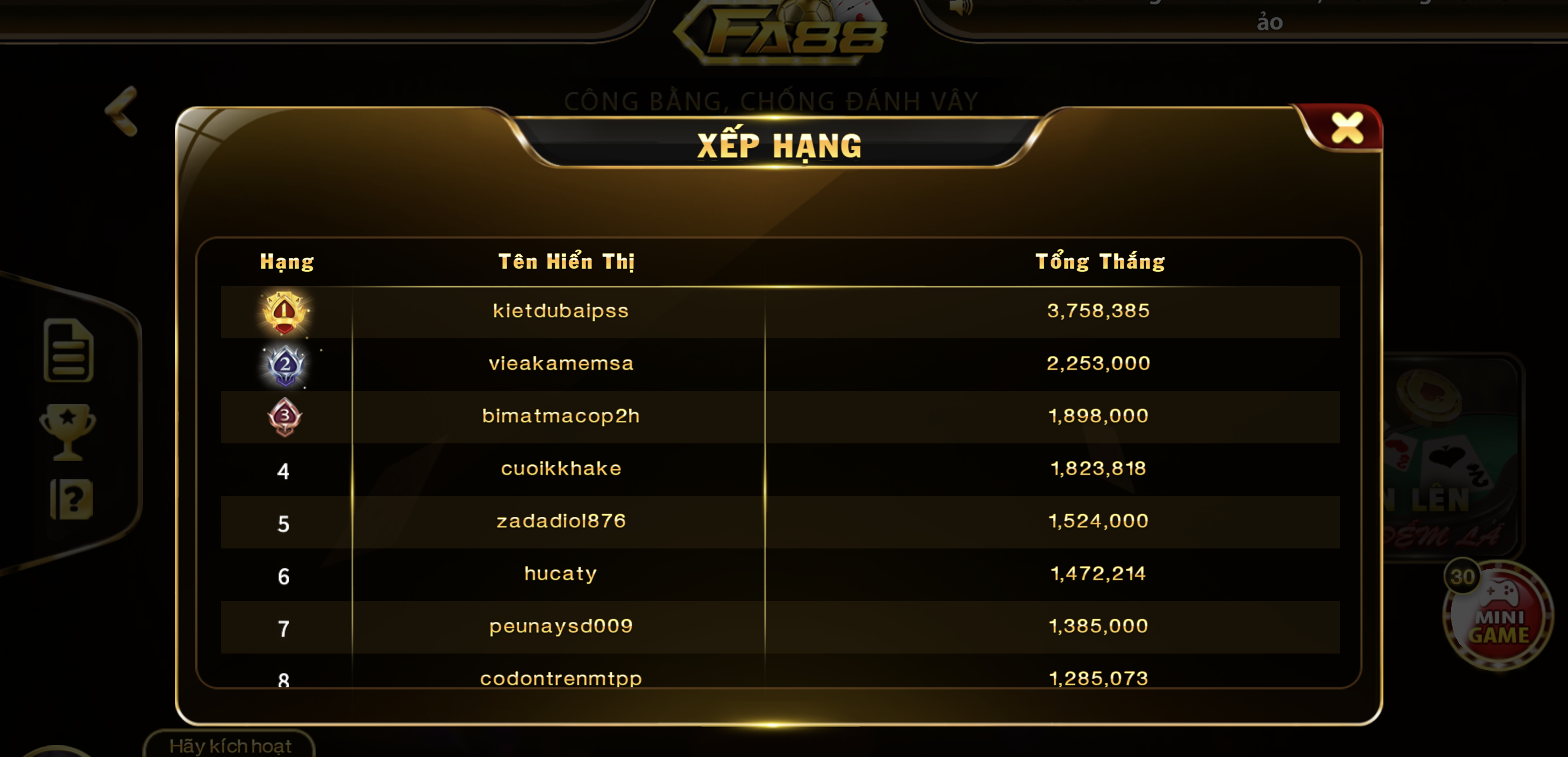 Top 5 Game Bài FA88 Đỉnh Cao Không Thể Bỏ Qua– Chơi Là Ghiền